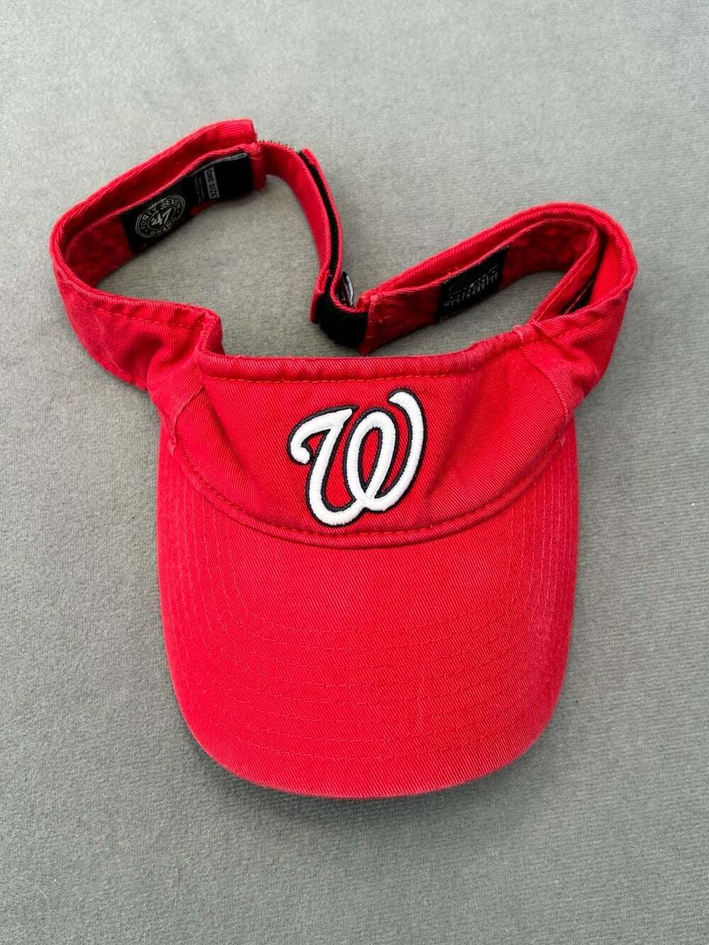 47 Brand Washington Nationals MLB Adjustable Visor One Size